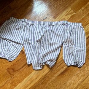 Express balloon sleeve top